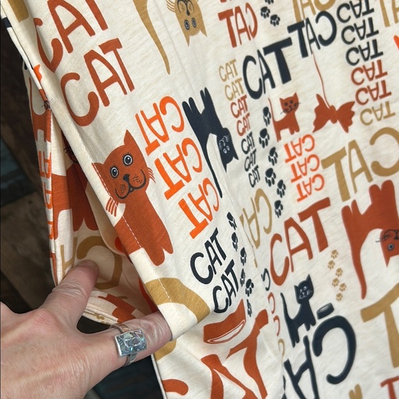 Graphic Print Short Sleeve cat nightgown small - Picture 10 of 16